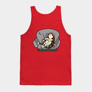 Cats Christmas Tank Top